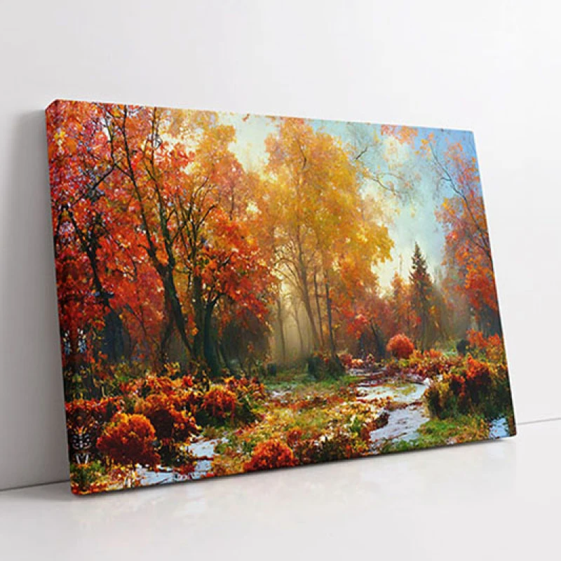 Calatoria Printre Flori si Frunze - Tablou peisaj