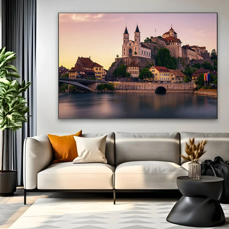 Castelul Aarburg - Tablou peisaj