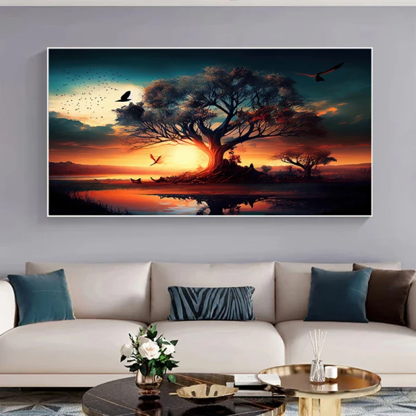 Eclipsa de Toamna - Tablou peisaj