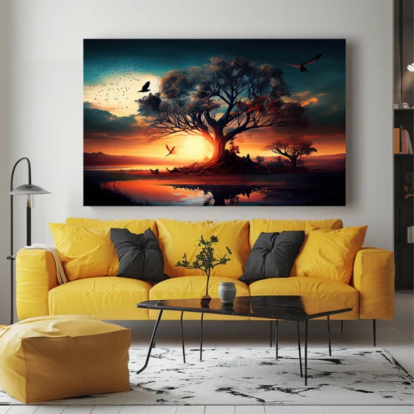 Eclipsa de Toamna - Tablou peisaj