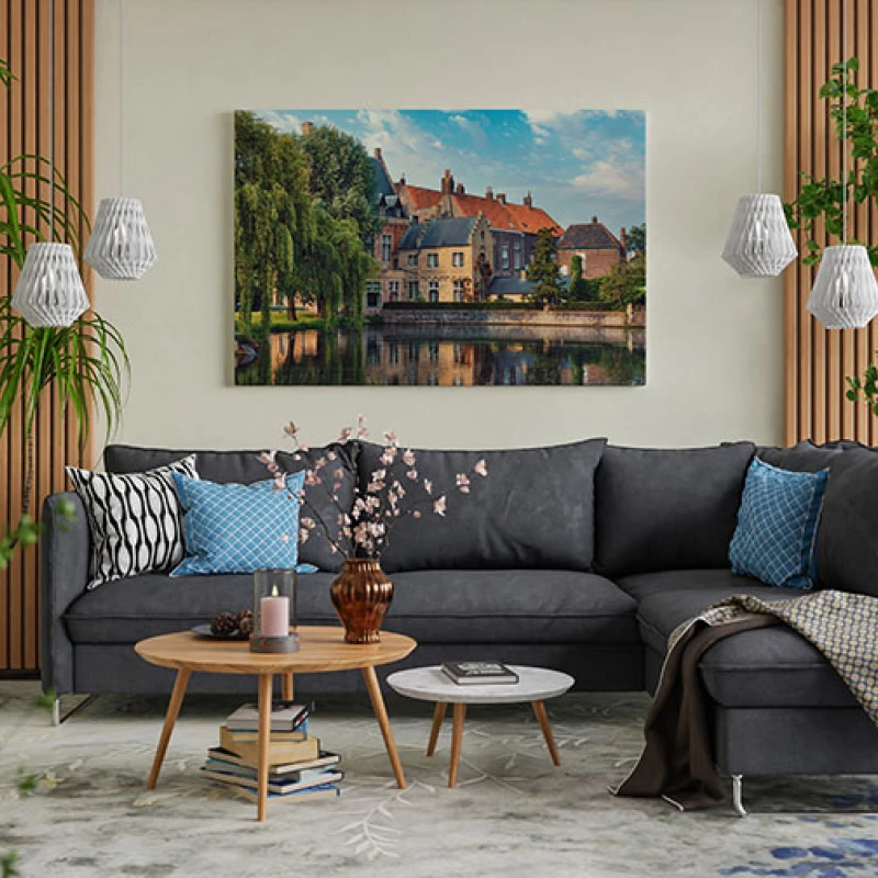 Arhitectura In Jocul Luminilor - Tablou peisaj