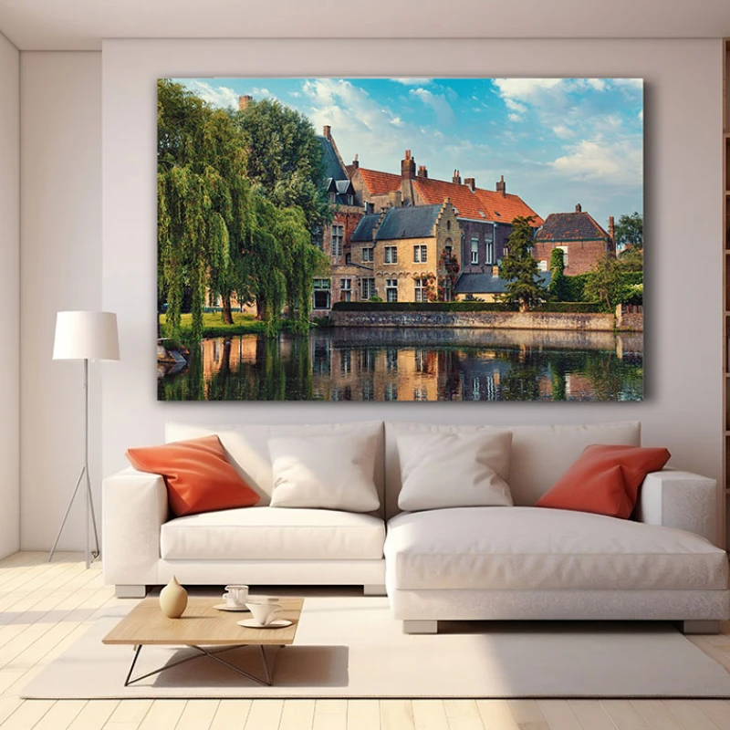 Arhitectura In Jocul Luminilor - Tablou peisaj