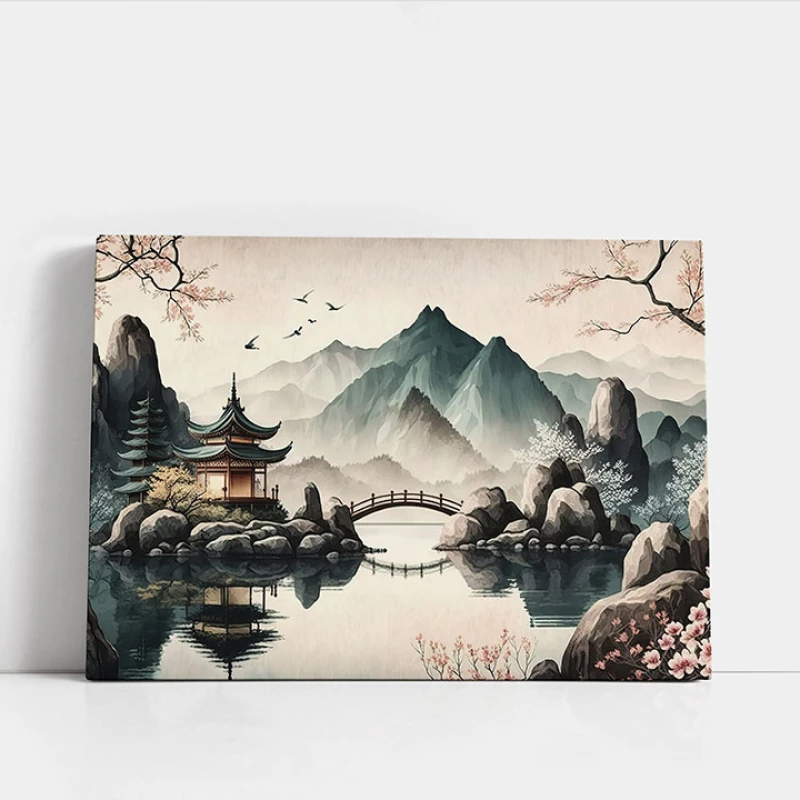 Reflexii de Relief - Tablou peisaj Reflexii de Relief - Tablou peisaj