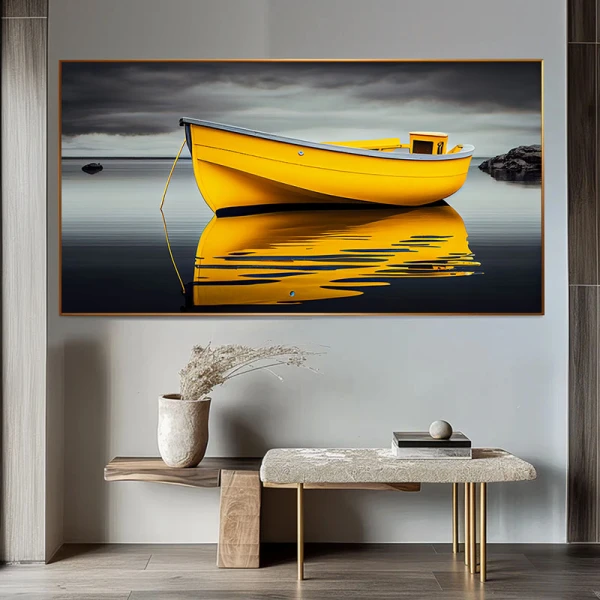 Galben Fascinant - Tablou peisaj