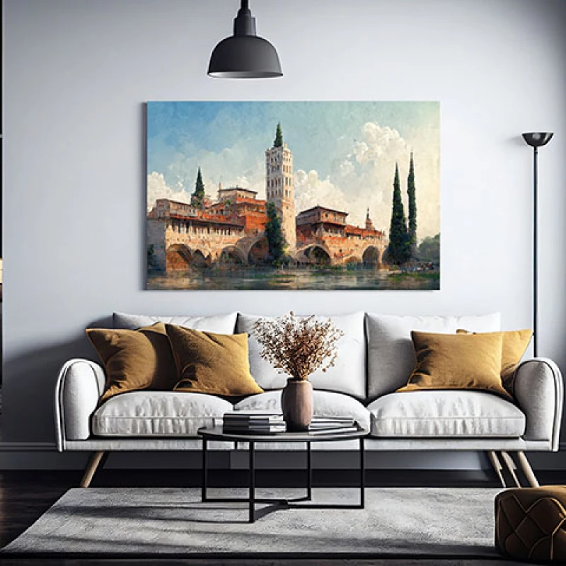 Verona, Orasul Vechi - Tablou peisaj