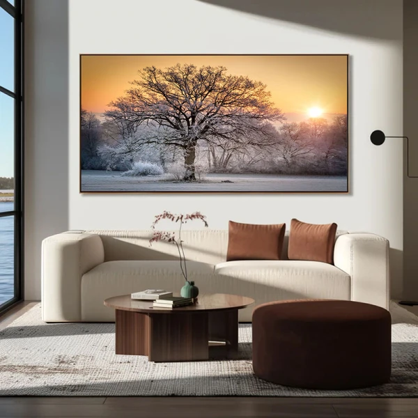 Imbratisarea Iernii - Tablou peisaj