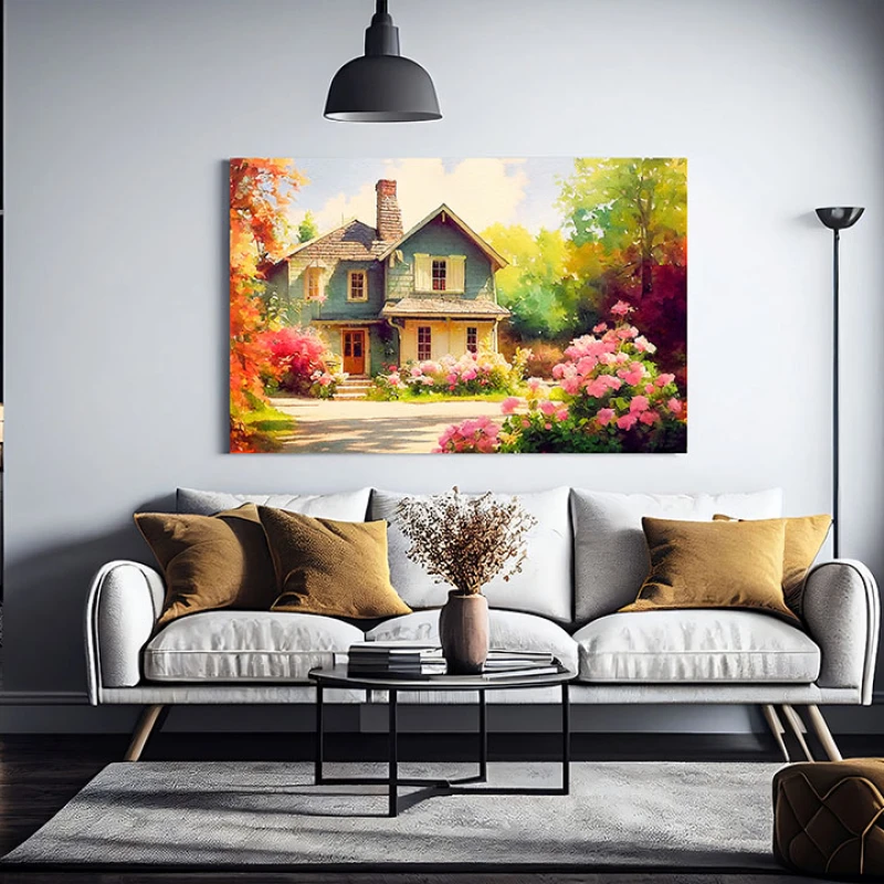 Arhitectura Cald Melancolica - Tablou peisaj