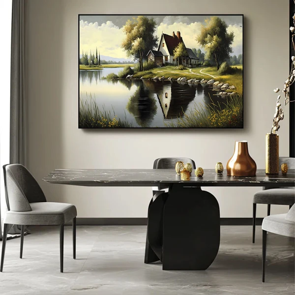 Creatie Verde - Tablou peisaj