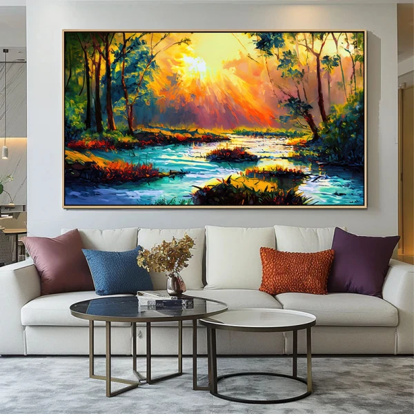 Focul Apusului - Tablou peisaj