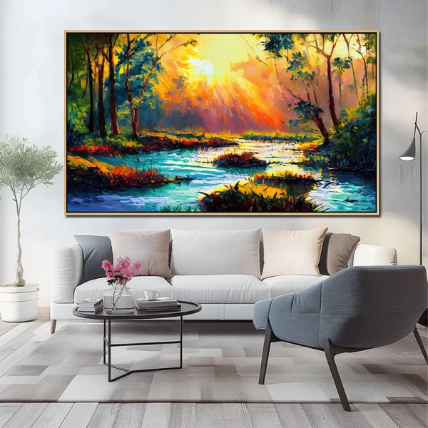 Focul Apusului - Tablou peisaj