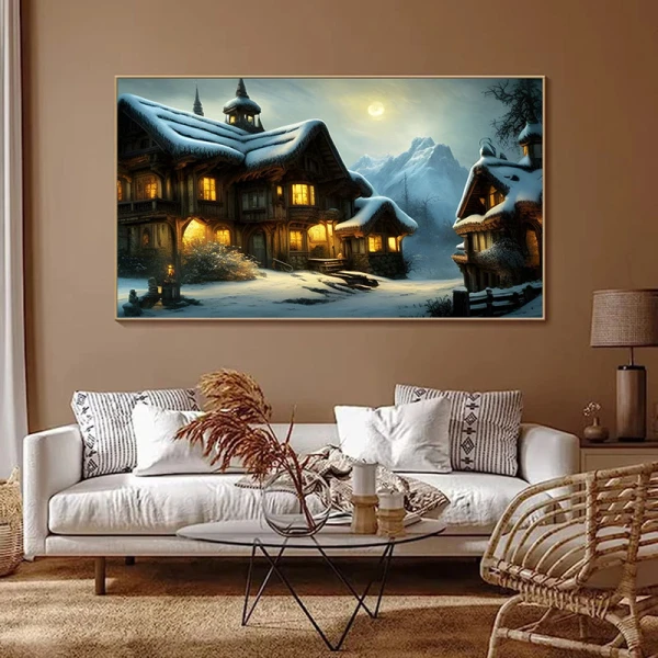 Cronica Iernii - Tablou peisaj