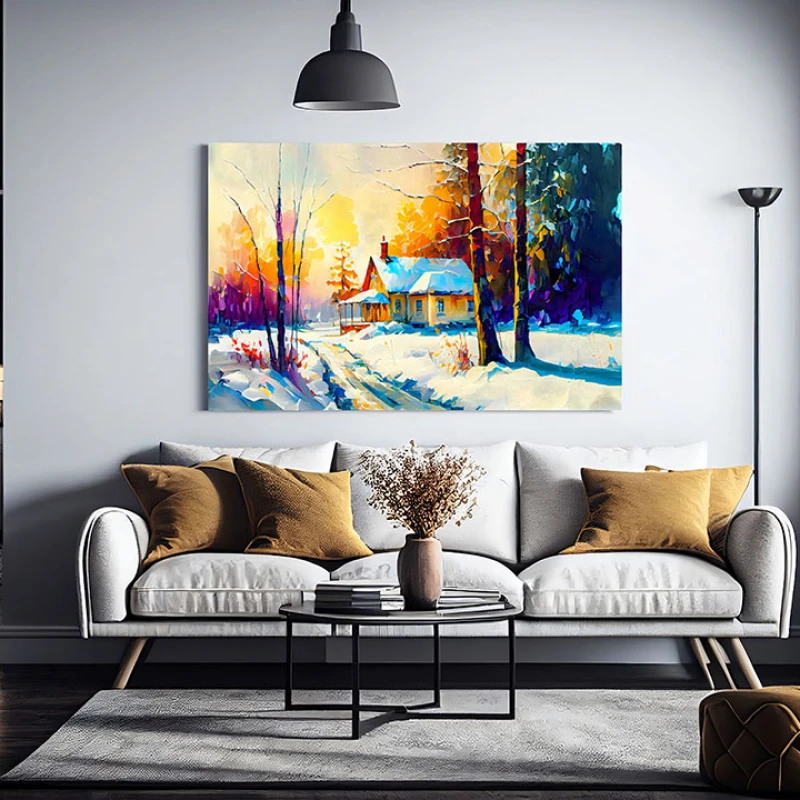 Atingerea Zapezii - Tablou peisaj