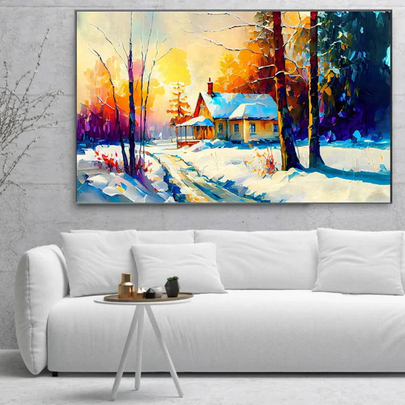 Atingerea Zapezii - Tablou peisaj