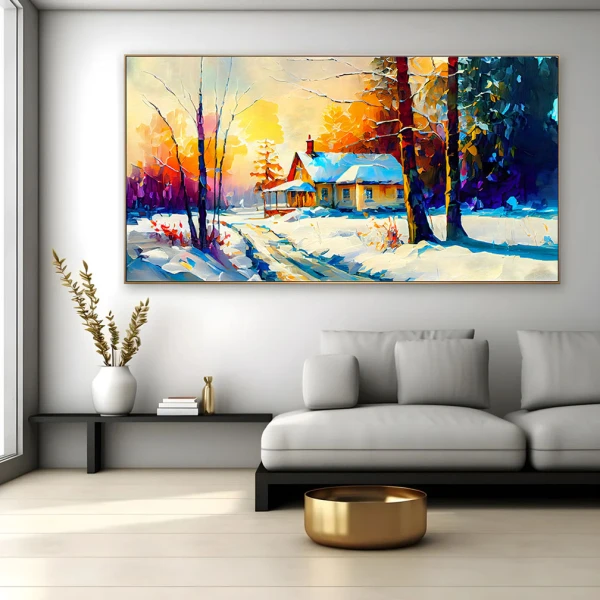 Atingerea Zapezii - Tablou peisaj