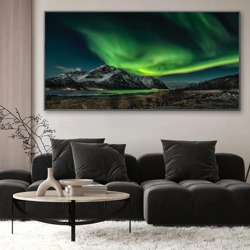 Aurora Verde - Tablou peisaj