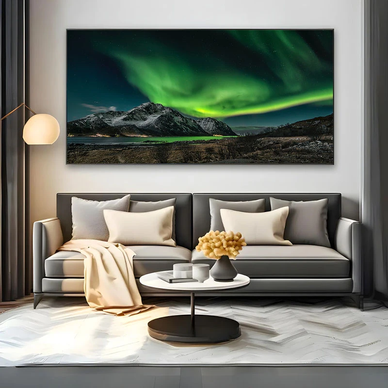 Aurora Verde - Tablou peisaj