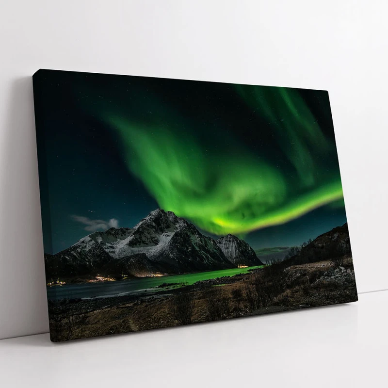 Aurora Verde - Tablou peisaj