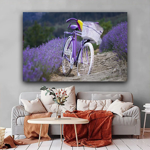 Frumusețe în Mov - Tablou peisaj