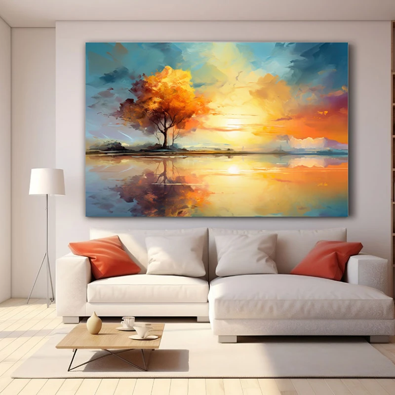 Seară Mediteraneană - Tablou peisaj