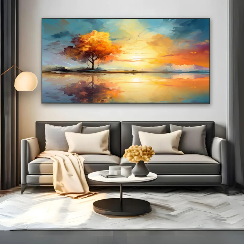 Seară Mediteraneană - Tablou peisaj