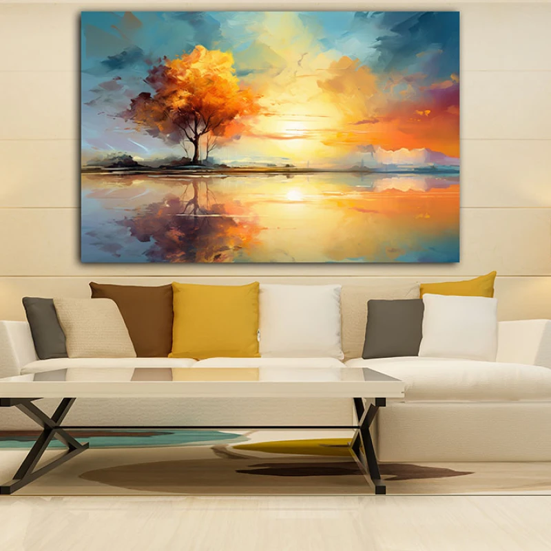 Seară Mediteraneană - Tablou peisaj