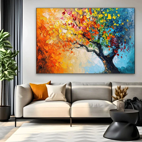 Frunze de Toamnă - Tablou peisaj