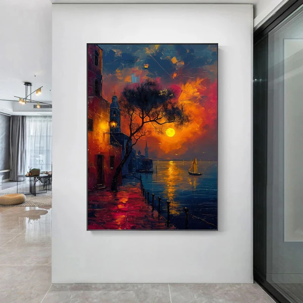 Povestea unei Seri - Tablou peisaj