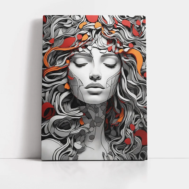 Portret de femeie #01 - Tablou urban