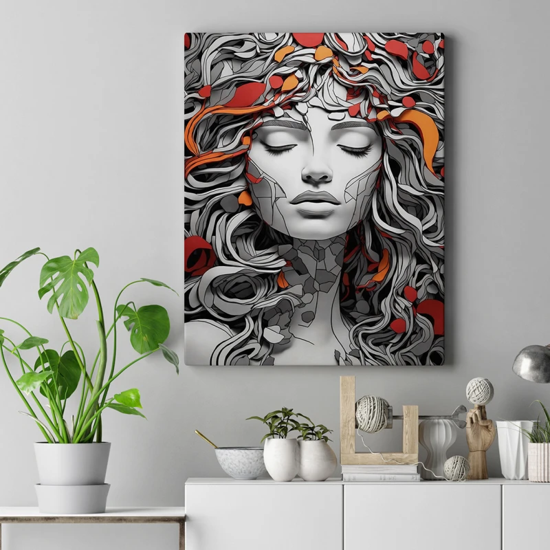 Portret de femeie #01 - Tablou urban