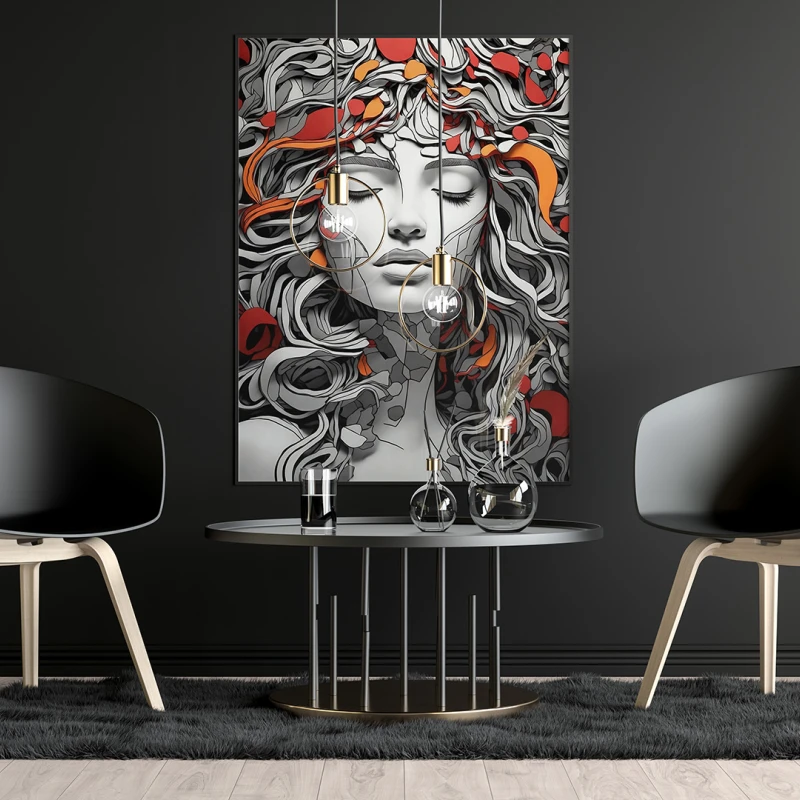 Portret de femeie #01 - Tablou urban