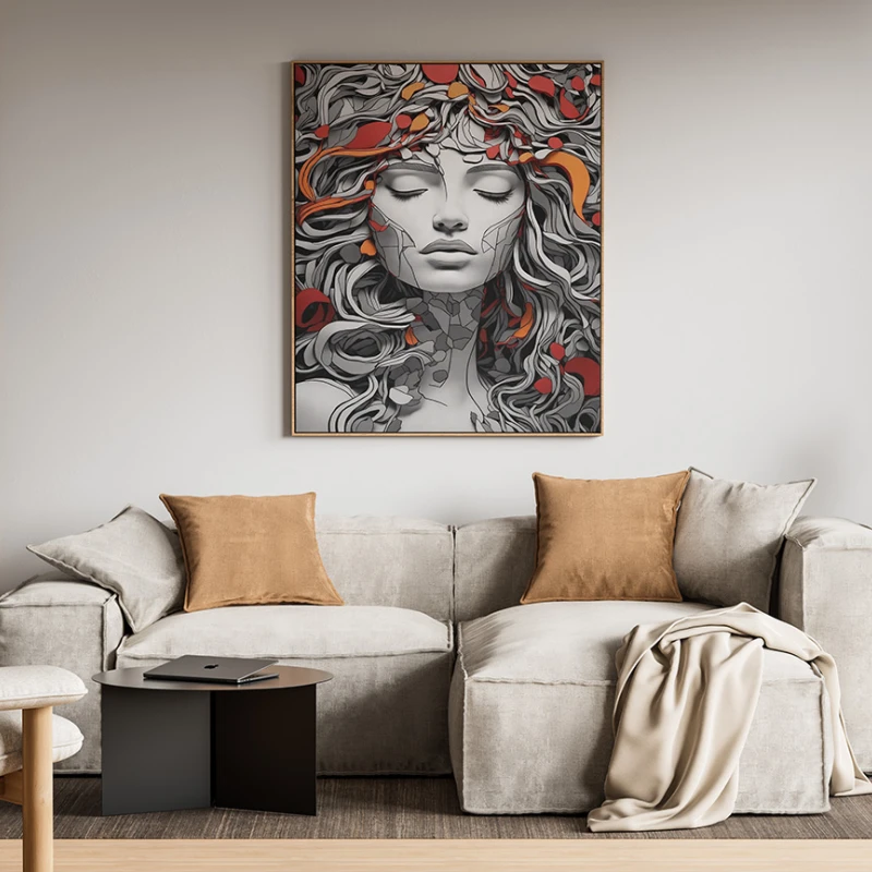 Portret de femeie #01 - Tablou urban