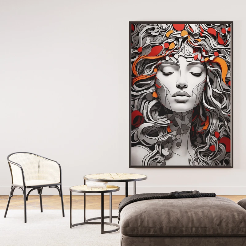 Portret de femeie #01 - Tablou urban