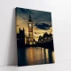 Big Ben iluminat noaptea - Tablou urban