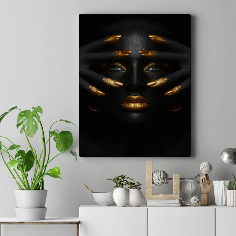 Golden black beauty #01 - Tablou urban
