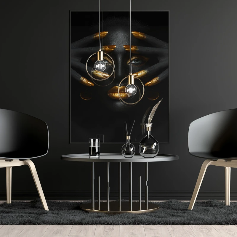 Golden black beauty #01 - Tablou urban