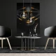 Golden black beauty #01 - Tablou urban