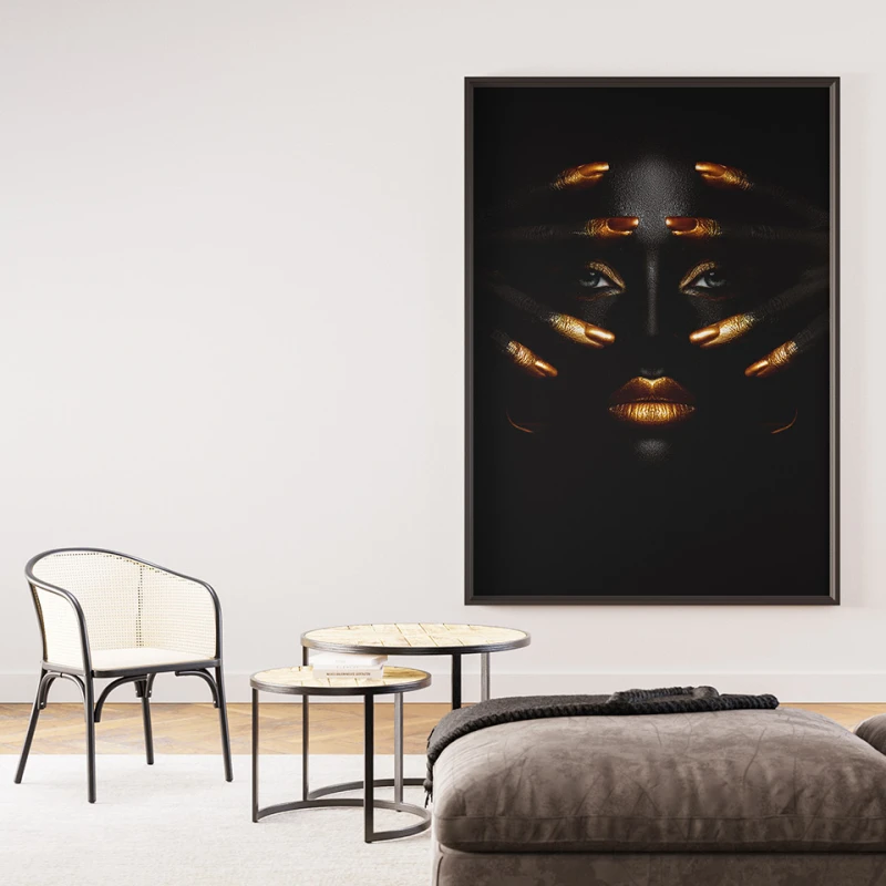 Golden black beauty #01 - Tablou urban