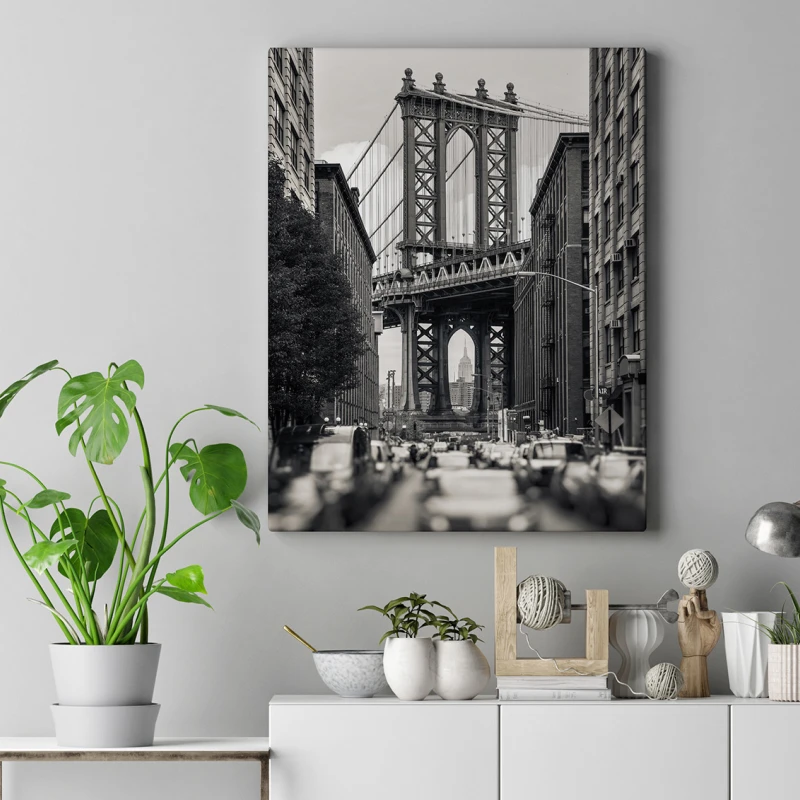 Podul Manhattan - Tablou urban