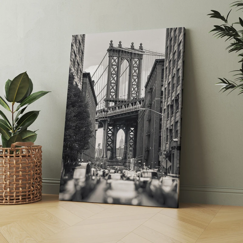 Podul Manhattan - Tablou urban