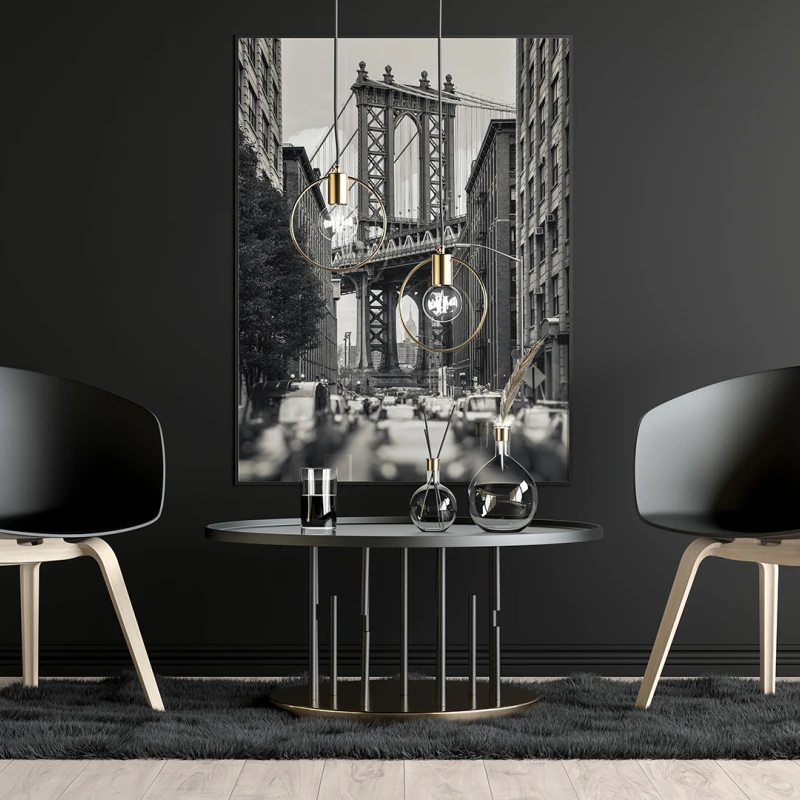 Podul Manhattan - Tablou urban