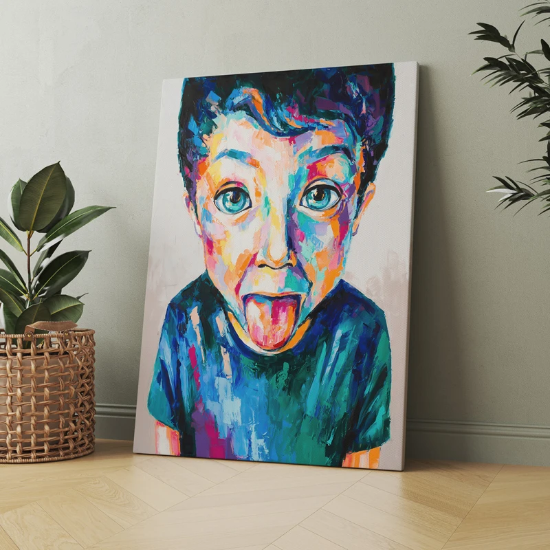 Un copil nazdravan - Tablou urban