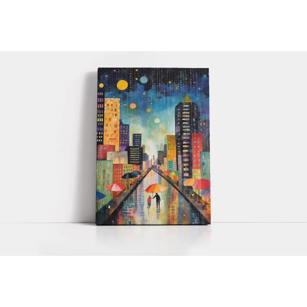 Luminile orasului - Tablou urban