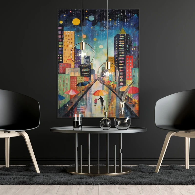 Luminile orasului - Tablou urban Luminile orasului - Tablou urban