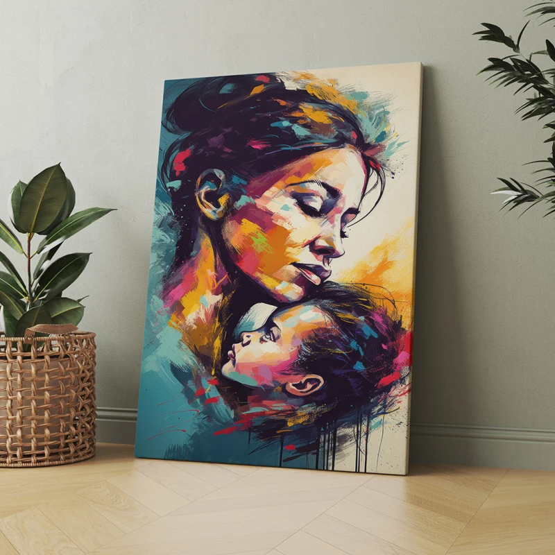 Iubire materna - Tablou urban