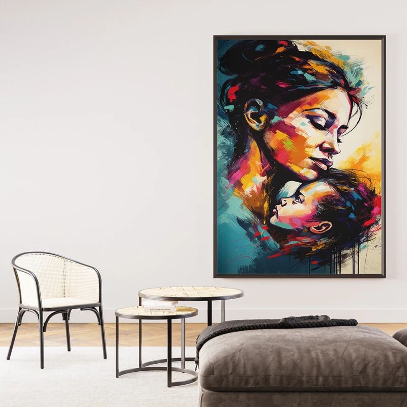 Iubire materna - Tablou urban