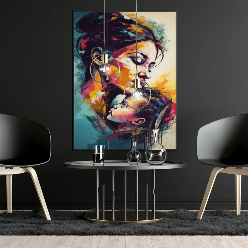 Iubire materna - Tablou urban