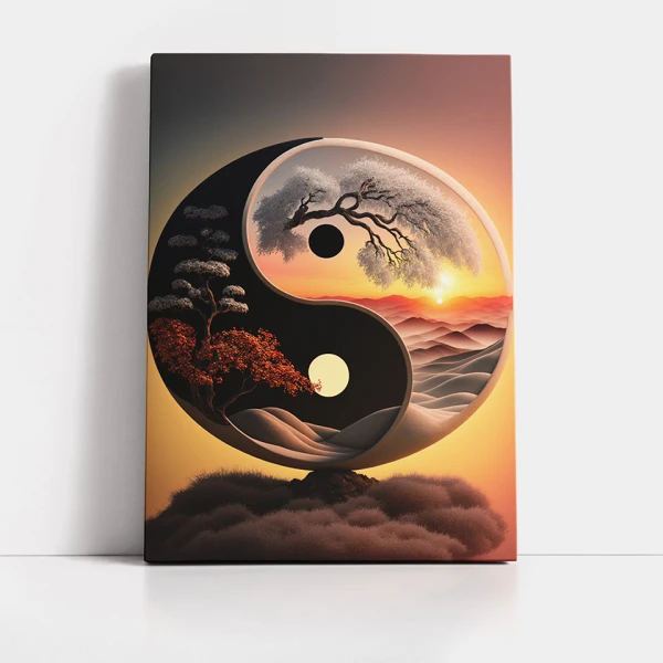 Yin si Yang - Tablou urban