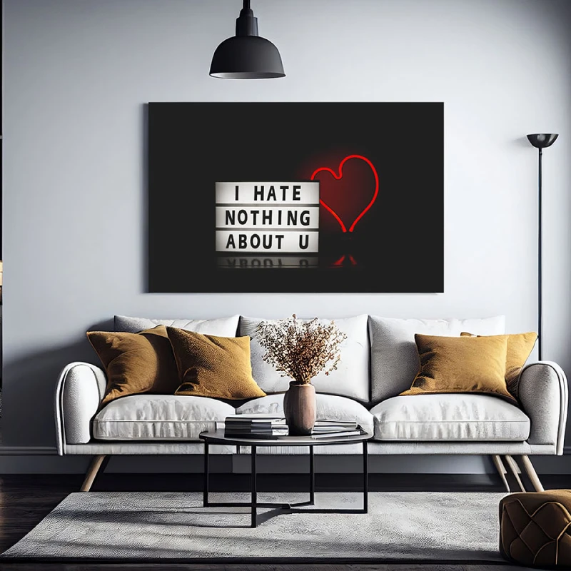 I Hate Nothing - Tablou urban I Hate Nothing - Tablou urban