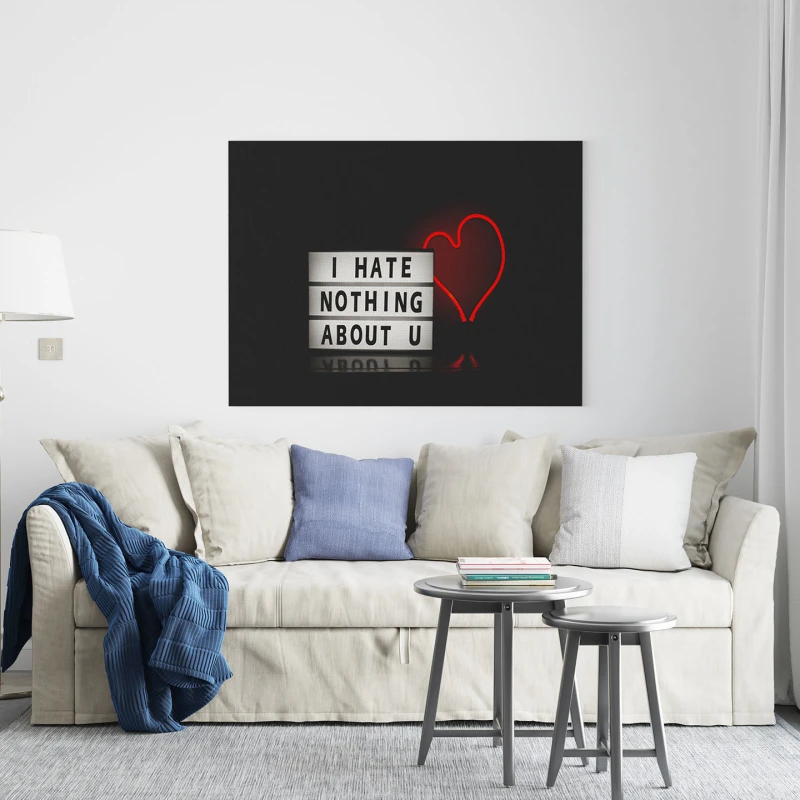 I Hate Nothing - Tablou urban I Hate Nothing - Tablou urban