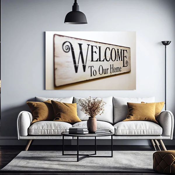 Welcome - Tablou urban
